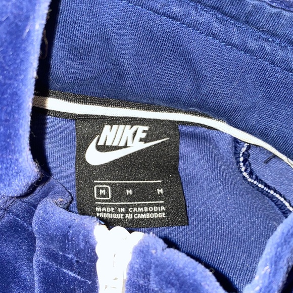 Nike velvet dark navy sweatsuit - Picture 5 of 5
